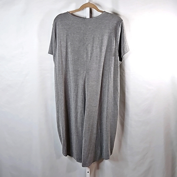 Torrid Gray Women's Tee-shirt Maxi Dress Size 3 - Picture 7 of 8
